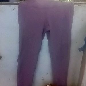 Pair Victoria secret leggings and bra top it's like a purplish color size small
